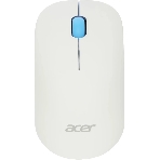 Мышь беспроводная Acer OMR205 белый/голубой, 1200 dpi, радиоканал, USB, кнопки - 3, фото 1