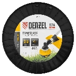 Леска для триммера Denzel двухкомпонентная звезда, 2,0мм х 374м, на DIN катушке EXTRA CORD, фото3