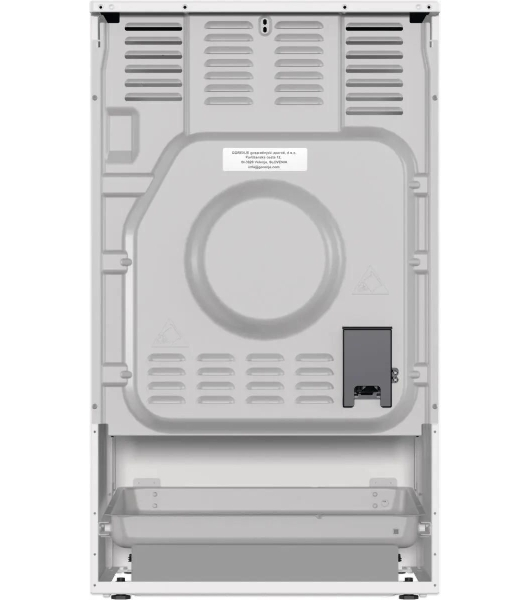Плита электрическая Gorenje GEC5C42WG белый, конфорок 4 электрических, духовка 70 л, 50 см x 85 см x 59.4 см (без крышки)