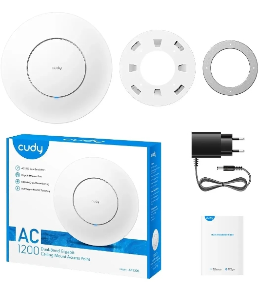 Точка доступа Cudy AP1300 AC1200 Wi-Fi белый