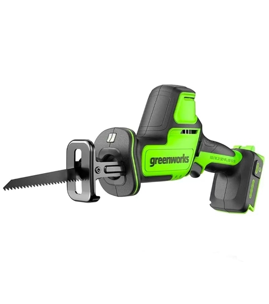 Пила сабельная аккумуляторная GreenWorks GPT-CRS-25, 24V, бесщеточная, без АКБ и ЗУ (1200507)