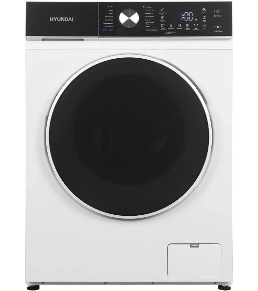 Стиральная машина Hyundai WFD8216 белый, загрузка фронтальная 8/5 кг (с сушкой), 1200 об/мин, класс: A+++