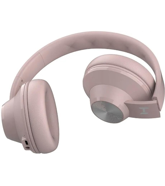 Беспроводные/проводные наушники Harper HB-412 светло-розовый, накладные, Bluetooth + проводной, до 8 ч