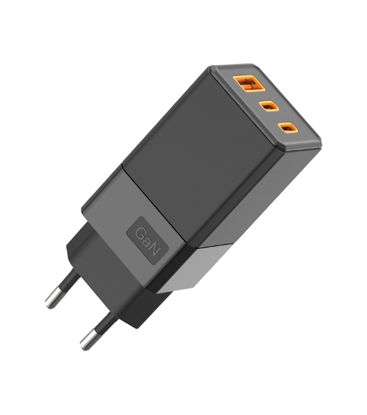 Сетевое зарядное устройство Rexant USB-A и 2 USB-C, 65Вт
