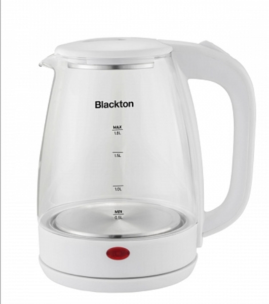 Электрочайник Blackton Bt KT100G белый, 1.7 л, 1500 Вт, скрытый нагревательный элемент