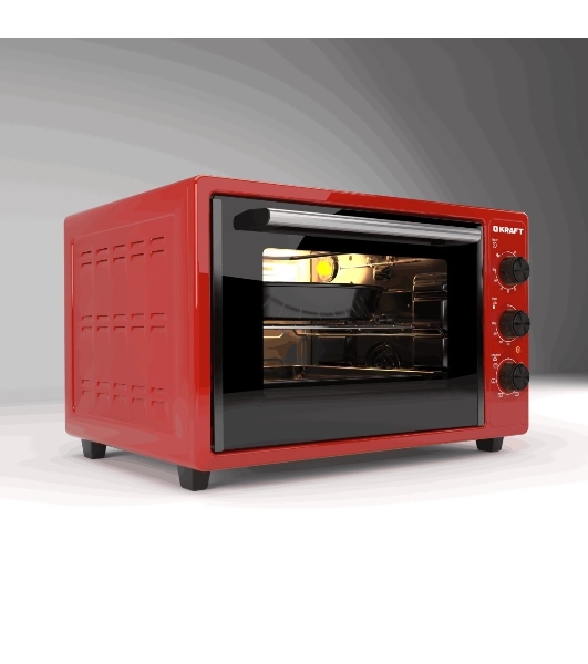 Мини-печь KRAFT KN-MO 3904 FRKR красный