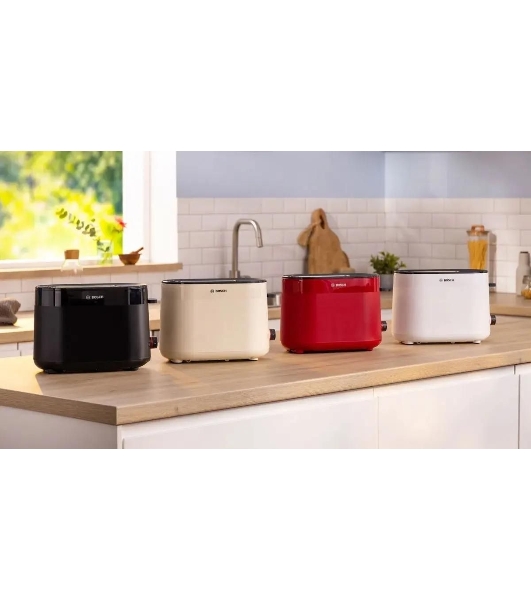 Тостер Bosch TAT2M127 бежевый, 950 Вт, 2 слота