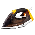 Утюг BRAYER BR4003 коричневый/белый/желтый, 2400 Вт, 25 г/мин, 140 г/мин, 330 мл, фото 1