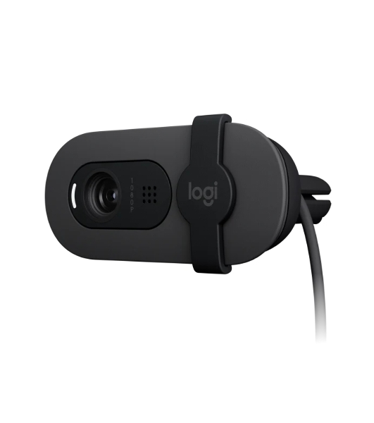Веб-камера Logitech Webcam Brio 100, 1920x1080, GRAPHITE, защитная шторка