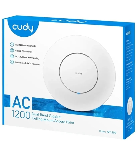 Точка доступа Cudy AP1300 AC1200 Wi-Fi белый