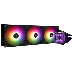 Водяное охлаждение для процессора Thermalright Frozen Warframe Pro 360 черный ARGb (360мм, черный, ARGb/Fans: 3x120мм, 70.84CFM, 29.8dBA, 2000RPM/Pump height 60мм, 23dBA, 3000RPM, Rad thickness 27mm/S: 1200, 1700, 1851, 2011, 2066, 115X, AM4, AM5), фото7