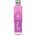 Флешка USB Smartbuy Twist Pink (SB032Gb2TWP), 32Gb, USB 2.0, R/W 15/12, розовый, фото2