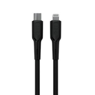 Кабель MORE CHOICE (4620202553249) K63ia 2м USB 3.0A PD 27W для Lightning ng 8-pin Type-C - 2м, черный