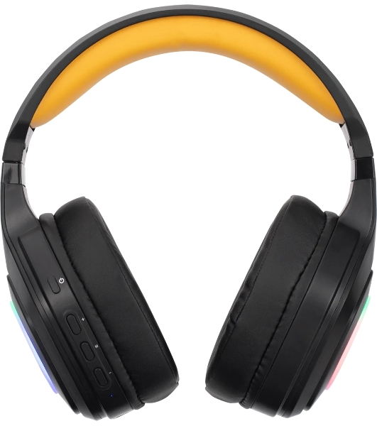 Гарнитура MARVO HG9084W Pulz 80W чёрный, беспроводная + проводная, радиоканал, до 50 ч, подсветка, совместимость с PS5, Xbox