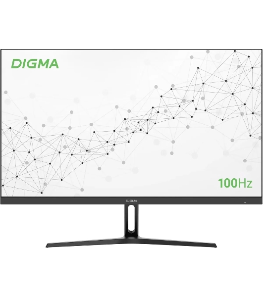 Монитор 23.8' Digma Progress 24P305F IPS 1920x1080, 100 Гц, 5 мс, 16:9, 250 кд/м², 1xHDMI, 1xVGA, 2x2 Вт, черный