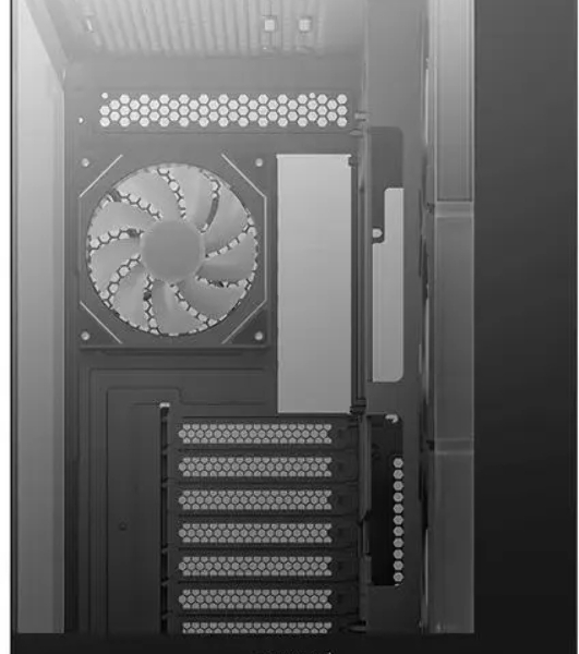 Компьютерный корпус Deepcool CG530 4F черный без БП ATX 2x120мм 2x140мм 2xUSB 2.0 1xUSB 3.0 audio bott PSU