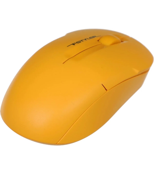 Мышь беспроводная A4Tech Fstyler FG15CS Air2 желтый, 1200 dpi, радиоканал, USB, кнопки - 3