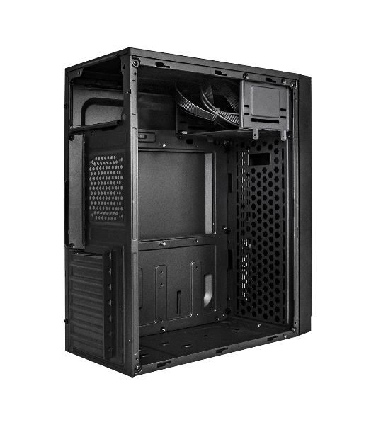 Компьютерный корпус Miditower ExeGate AA-442U2-AA500 (ATX, AA500 8 см, 1*USB+2*USB3.0, аудио, черный)