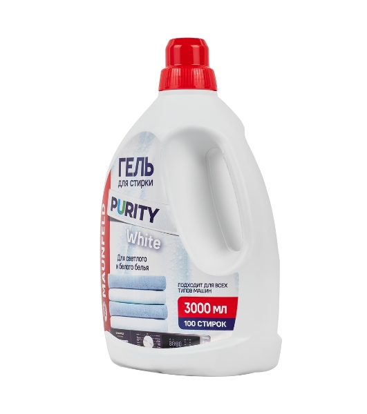 Гель для стирки Maunfeld Purity белый 3000 мл MWL3000PW
