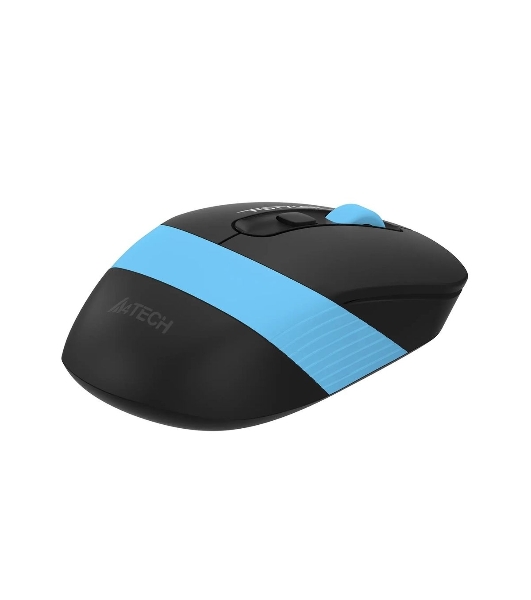 Мышь беспроводная A4Tech Fstyler FG10 черный/синий, 2000 dpi, радиоканал, USB, кнопки - 4