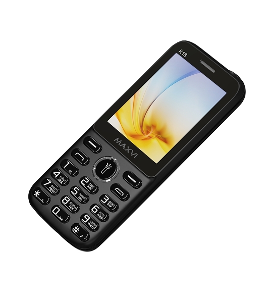 Мобильный телефон Maxvi K18 черный