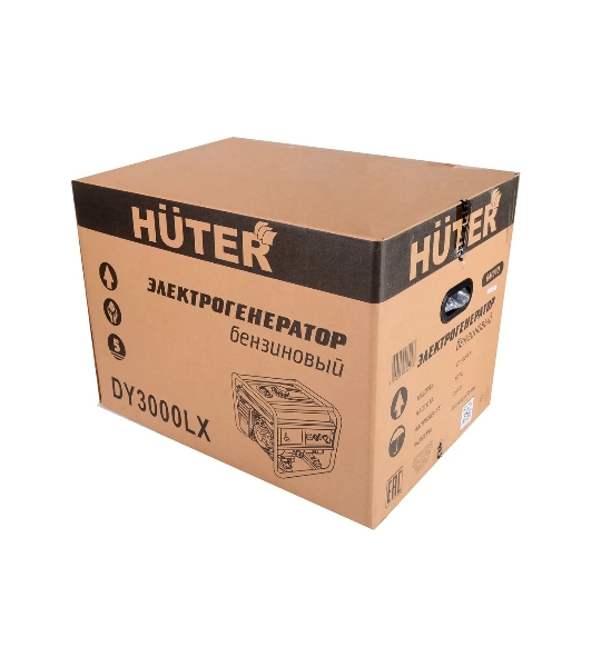 Электрогенератор бензиновый Huter DY3000LX, 2.7 кВт, 67 дБ, 45 кг