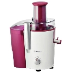 Соковыжималка Bosch MES25C0 белый/бордовый, центробежная, 700 Вт, 1250 мл, механическое, фото 1