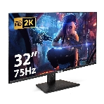 Монитор 31.5' ExeGate SmartView ES3207CA IPS 2560x1440, 75 Гц, 1 мс, 16:9, 250 кд/м², 1xHDMI, 2xDP, 2xUSB, 3.5 мм, черный, фото 1