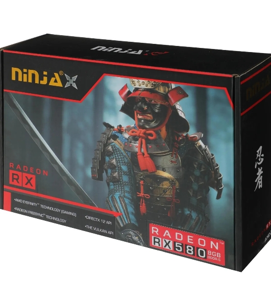 Видеокарта Sinotex Ninja AMD Radeon RX 550, 8 GB GDDR5, 128 bit, DisplayPort, HDMI, DVI-D, GPU 1183 MHz