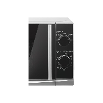 Микроволновая печь home HMM207ES черный/серебристый, 20 л, 700 Вт, переключатели - поворотный механизм, фото6