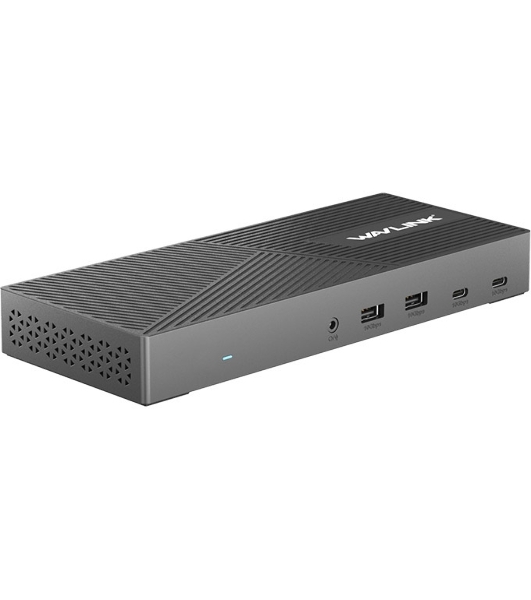 USB-концентратор WAVLINK USB-C Triple Display 4K@60Hz Universal /100W PowerDelivery Include 20V/8A Power Adapter/ 4xUSB3.0/3xUSB C/2xDP 4K 60HZ/3xHDMI 4K 60HZ/1xGigabit LAN/1xAudio In/Out