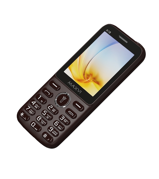 Мобильный телефон Maxvi K18 коричневый