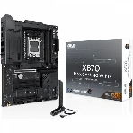 Материнская плата ASUS X870 MAX GAMING WIFI7, AM5, AMD X870, 4xDDR5, 4xSATA, 3xM.2, 1xPCIe 5.0 x16, 2xPCIe 4.0 x16, 1xPCIe x1, 1xHDMI, 2xUSB-C 40Gbps (USB4), 1xUSB-A 10Gbps, 3xUSB-A 5Gbps, 4xUSB-A 2.0, 1x2.5Gb LAN, Wi-Fi 7, Bluetooth 5.4, 3x3.5 мм, 7.1, ATX, фото 1