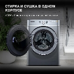 Стиральная машина Hyundai WMD9413 серебристый, загр. фронтальная макс.: 10 кг 1400 об/мин класс: В, фото3
