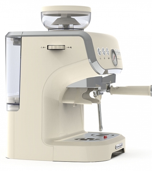 Кофейная станция BQ CM5000 бежевый, исп. кофе - зерновой/молотый, 2 л, 1560 Вт, 15 бар