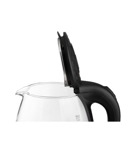 Чайник электрический Homestar HS-1053 1.2 л, стекло/пластик, черный