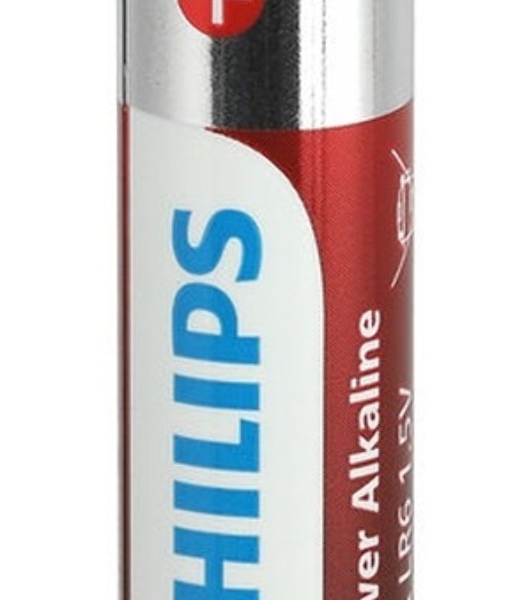 Элемент питания алкалиновый AA/LR6 1.5В Power (блист. 20шт) Philips Б0064673