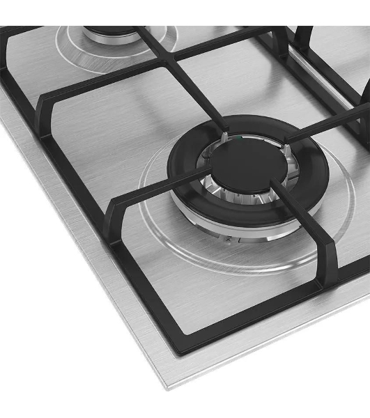 Газовая варочная панель Hotpoint HGMT 642 W IX, независимая, серебристый