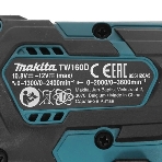 Гайковерт Makita TW160DZ аккум. патрон:квад.3/8' (кейс в комплекте), фото5