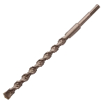 Бур по бетону Denzel двойная спираль, Cobalt W-tip, 16x260 мм, SDS PLUS, фото 1
