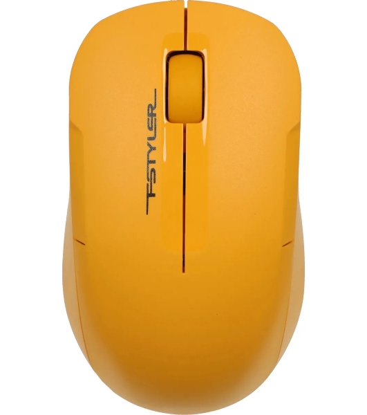 Мышь беспроводная A4Tech Fstyler FG15CS Air2 желтый, 1200 dpi, радиоканал, USB, кнопки - 3