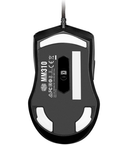 Мышь проводная Cooler Master MM-310-KKOL1 чёрный, 12000 dpi, USB Type-A, кнопки - 6