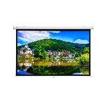 Настенный экран Lumien Master Picture CSR 195x276см (раб.область 150х266 см) (120') Matte White черная кайма по периметру, механизм плавного возврата, возможность потолочн./настенного крепления (белый корпус) 16:9, фото 1