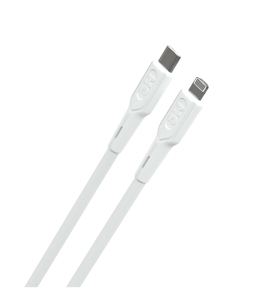 Кабель MORE CHOICE (4620202553256) K63ia 2м USB 3.0A PD 27W для Lightning ng 8-pin Type-C - 2м, белый