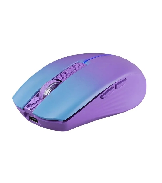 Мышь беспроводная Defender Mystery MM-301 фиолетовый, 1600 dpi, радиоканал, Bluetooth, USB, кнопки - 6