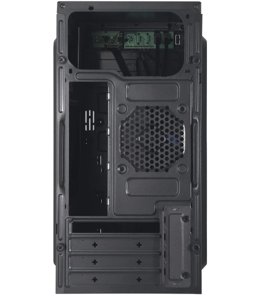 Компьютерный корпус KingPrice KPCC-MN208 черный без БП mATX 1x80мм 2x120мм 2xUSB 2.0 audio