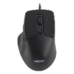 Мышь проводная Acer OMW130 черный, 3600 dpi, USB, кнопки - 6, фото 1