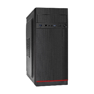 Компьютерный корпус Miditower ExeGate AA-442U2 (ATX, без БП, 1хUSB+2хUSB 3.0, аудио, черный)