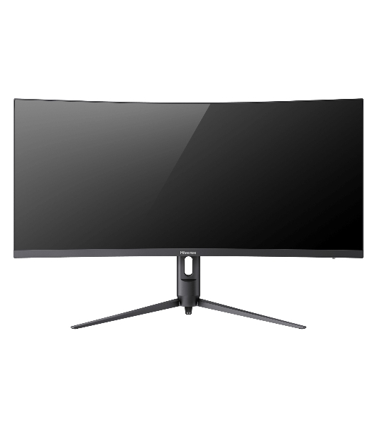 Монитор Hisense/ 34'/3440x1440, изогнутый, VA/ELED, 21:9, матовое/антибликовое, 240Гц, время отклика 1мс, 320кд/м2, 3000:1, встроенные колонки 2*3Вт, HDR 400, DisplayPort,  HDMIх2, разъем для наушников 3.5мм, rotatable lifting