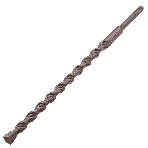 Бур по бетону Denzel двойная спираль, Cobalt W-tip, 16x310 мм, SDS PLUS, фото 1